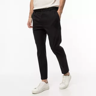 Calvin Klein Men Hose TRAVEL GABARDINE PANTS Black