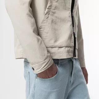 Calvin Klein Men Jacke CRINKLE NYLON POCKET BLOUSON Beige