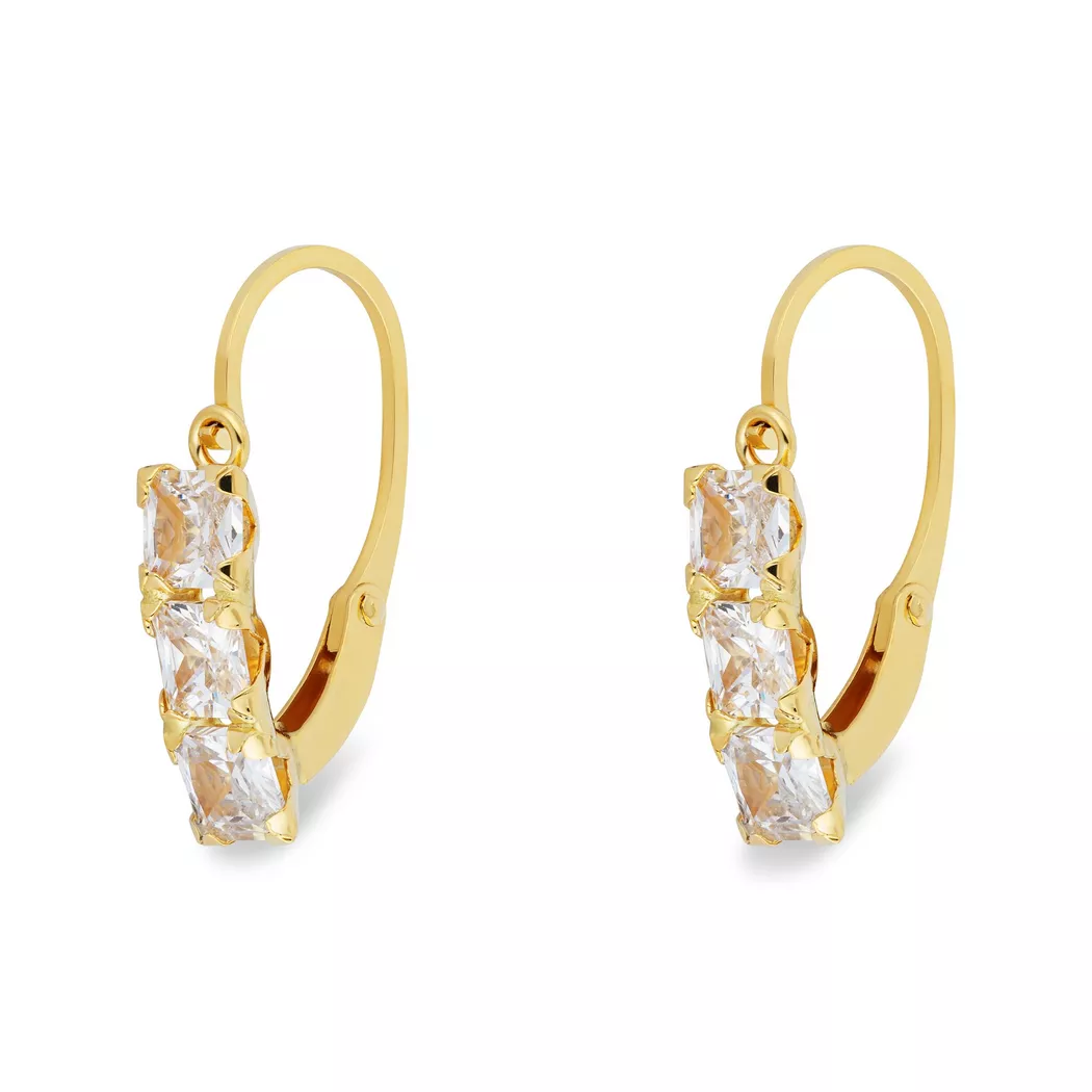L' Atelier Gold 18 Karat by Manor - Ohrringe, One Size, Gelbgold