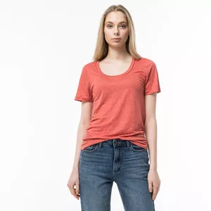 T-shirt col rond,mc
