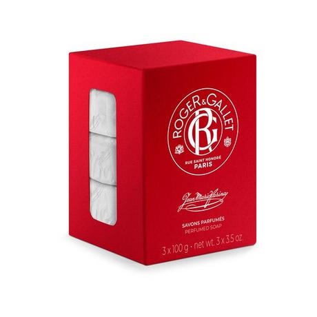 ROGER & GALLET  Jean Marie Farina Box mit 3 Parfümierten Seifen 