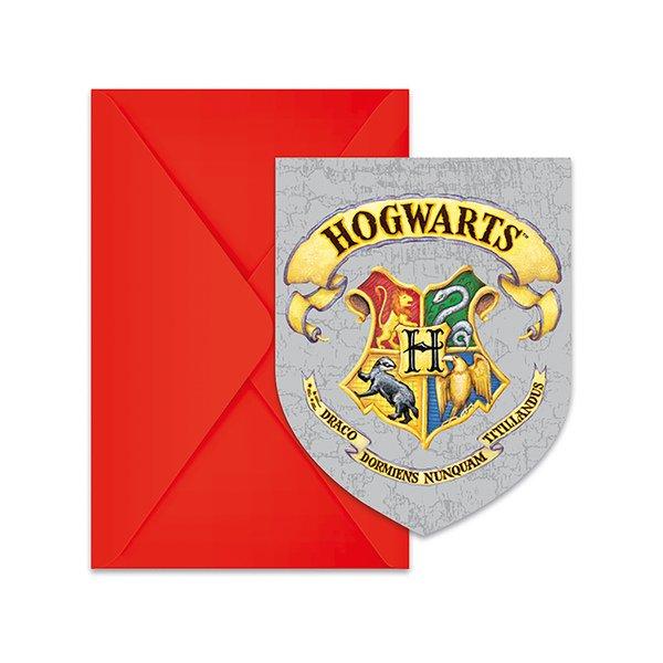 Procos  6 Harry Potter Einladungskarten 