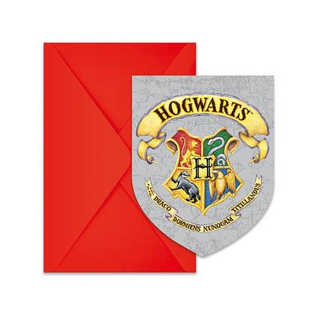 Procos  6 Harry Potter Einladungskarten 