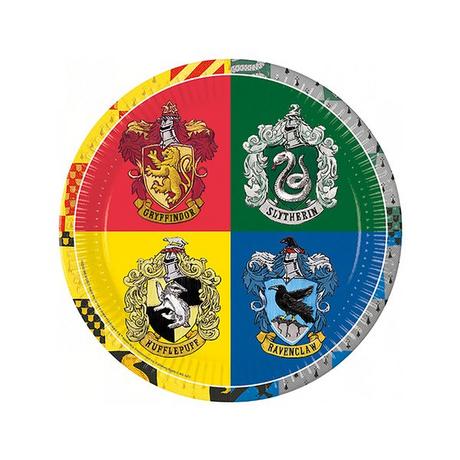Procos  8 Piatti di Carta di Harry Potter 