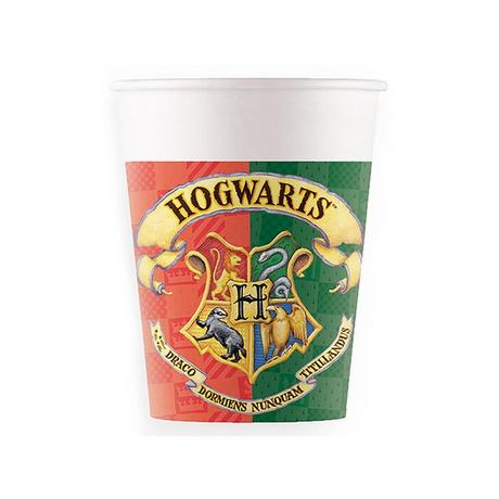 Procos  8 Gobelets en Papier Harry Potter 