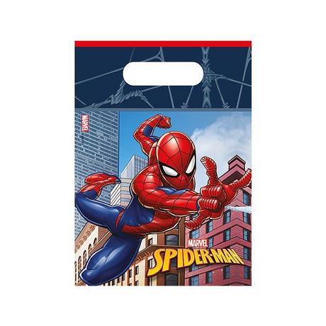 Procos  6 Sacchetti per Feste Spiderman 