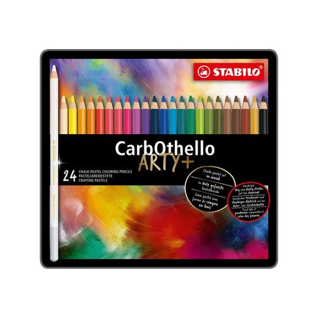 STABILO Pastels secs dans un coffret en bois CarbOthello 