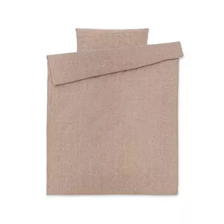 Manor Duvetbezug Lindo Chambray Braun