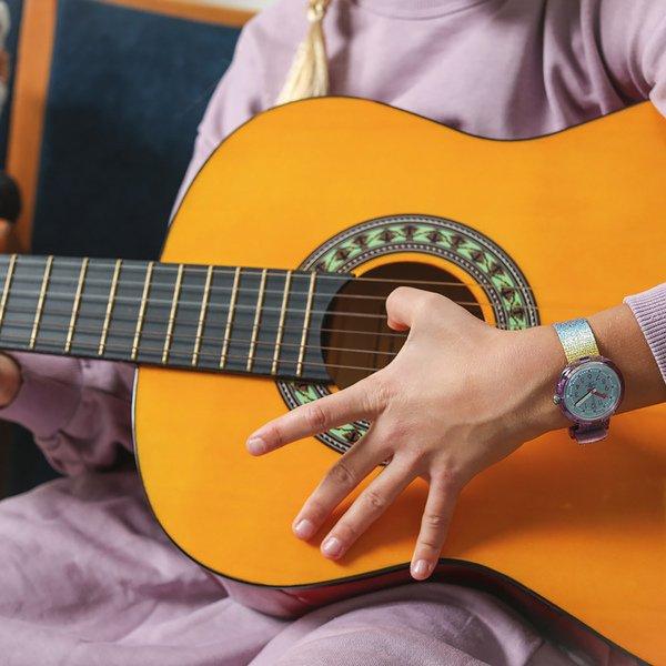 flik-flak SHINE IN SILVER Horloge analogique 