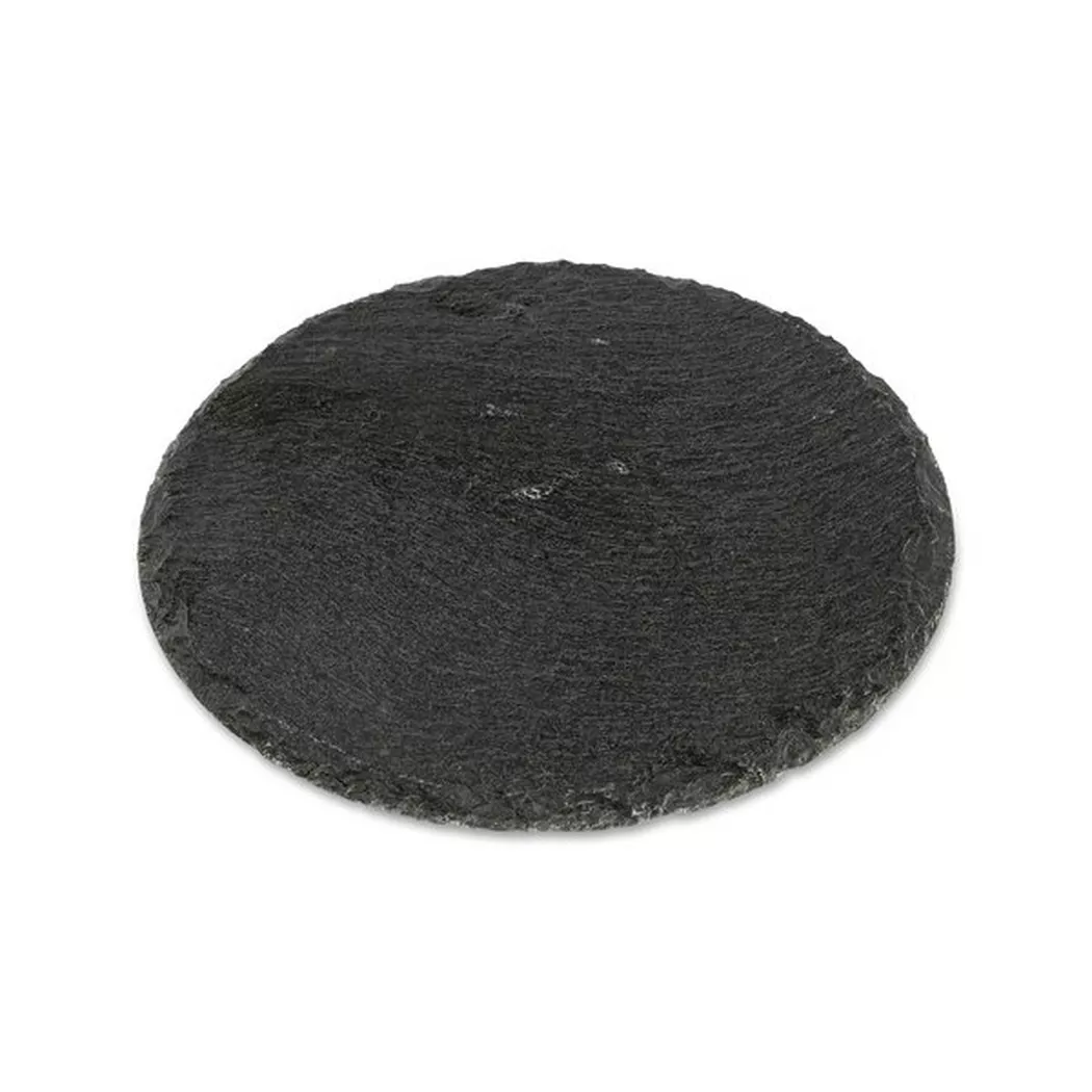 Balthasar - Schieferplatte, 20X20CM, Black