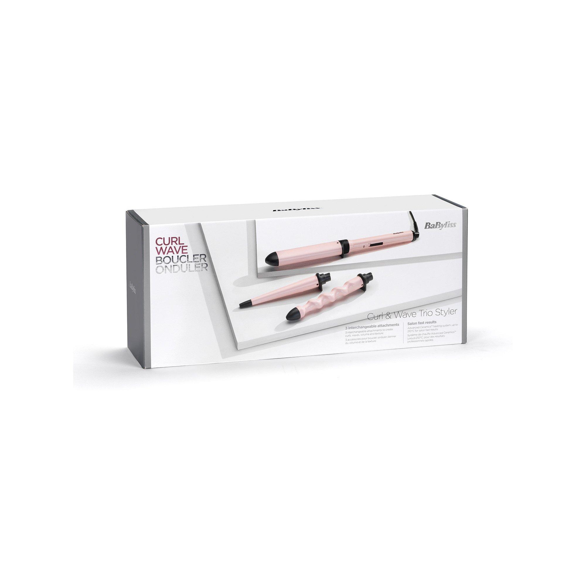 Babyliss Ferro ondulante
 Multistyler Curl and Wave Trio MS750E 