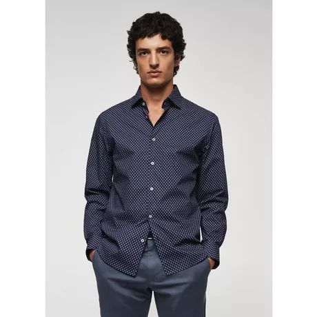 Mango Man Camicia a maniche lunghe CAMISA AIZON 