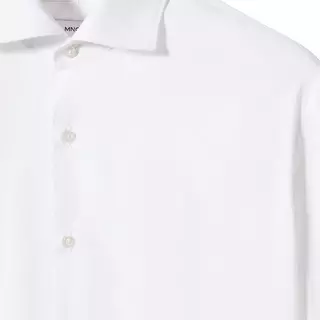 Mango Man Chemise à manches longues CAMISA PLAY Blanc