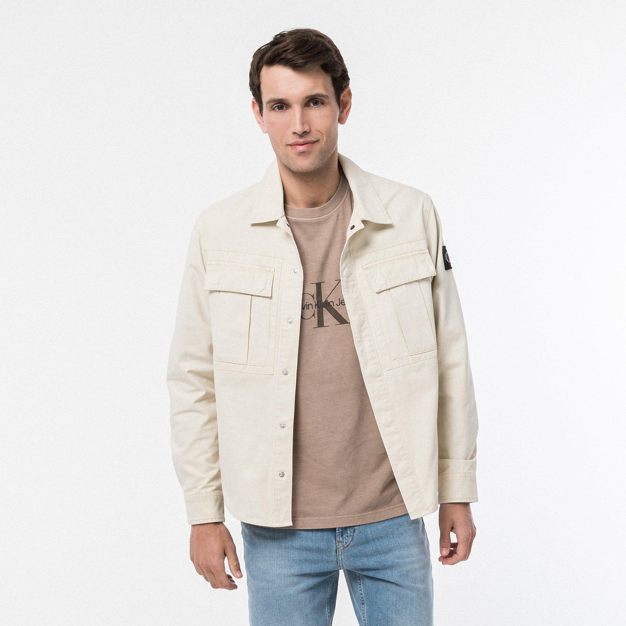 Calvin Klein Jeans MINERAL DYE UTILITY OVERSHIRT Hemd, langarm | online  kaufen - MANOR