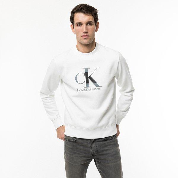 Calvin Klein Jeans Pullover Disrupted Monologo Crew Neck Online