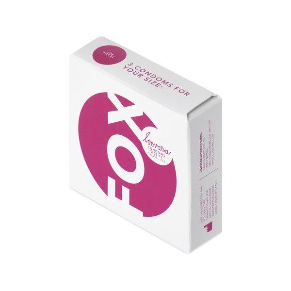 Image of Loovara Fox 53 - Kondom : Grösse 53 Fair Rubber & vegan, perfektes Kondom : Grösse für alle - 3 pezzi