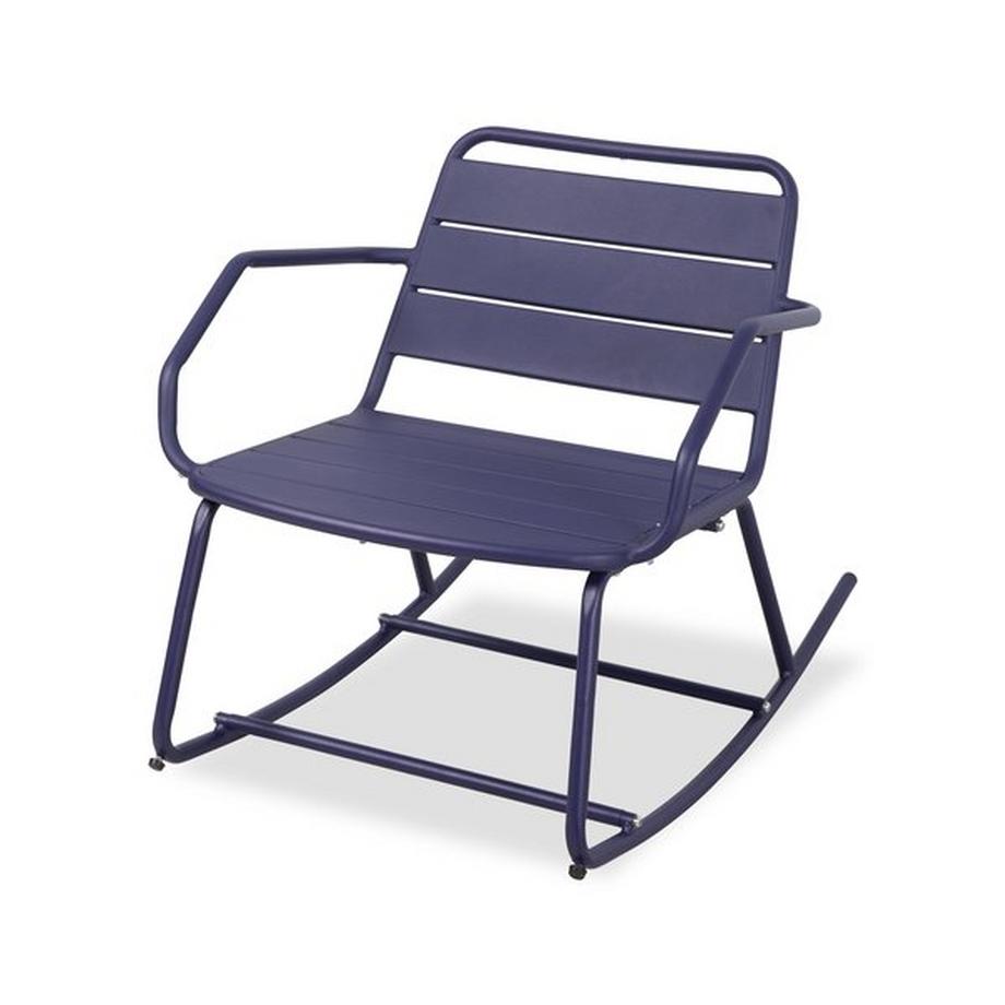 Manor Poltrona Steel K/D Rocking Armchair 