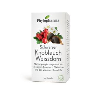 Phytopharma  Schwarzer Knoblauch Weissdorn Kapseln 