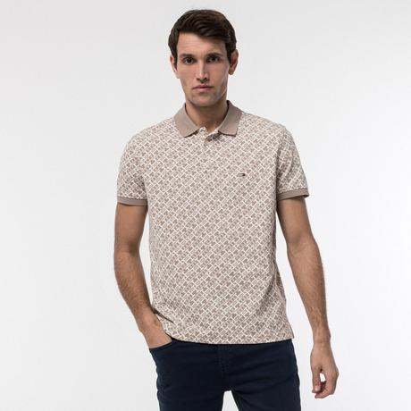 TOMMY HILFIGER MONOGRAM AOP POLO Poloshirt, kurzarm 