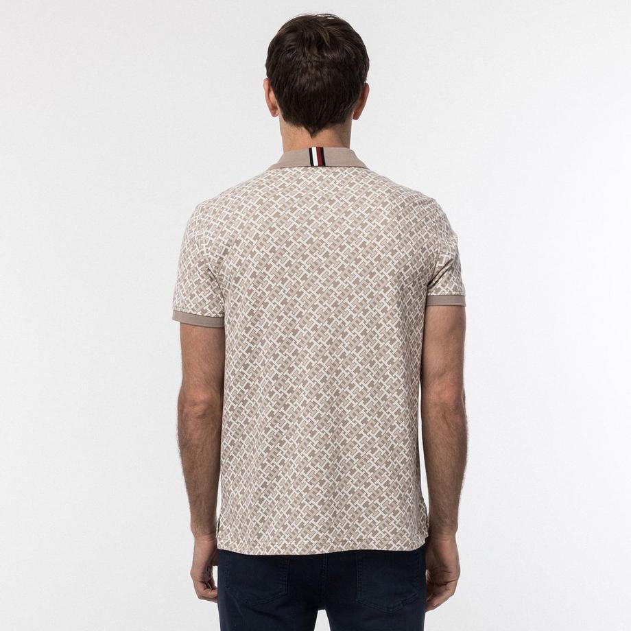 TOMMY HILFIGER MONOGRAM AOP POLO Polo, maniche corte 