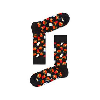 Happy Socks Hamburger Sock Wadenlange Socken Fast Food Muster  