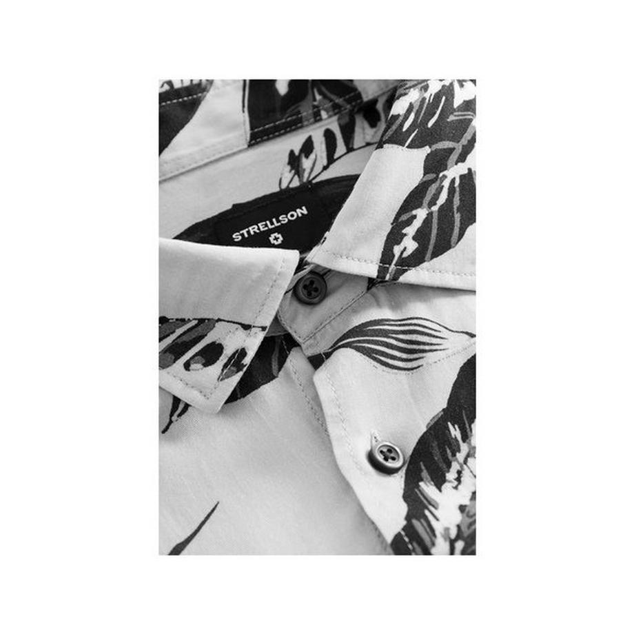 strellson Camicia Maniche Corte Stampa All-Over  