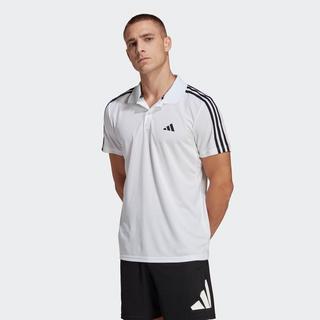 adidas TR-ES PIQ 3POLO WHITE/BLACK Poloshirt, kurzarm 