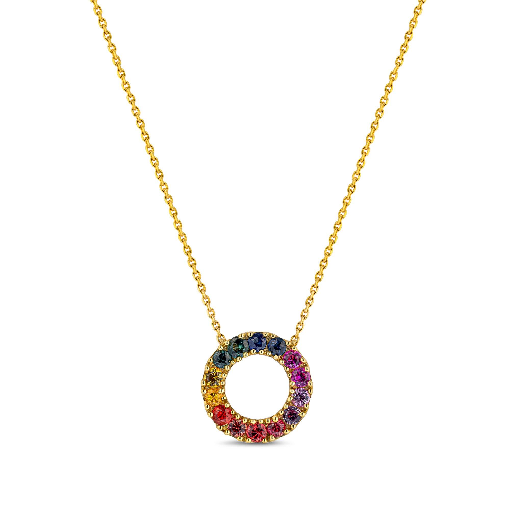 L' Atelier Gold 18 Karat by Manor  Set Halskette/Kreolen 