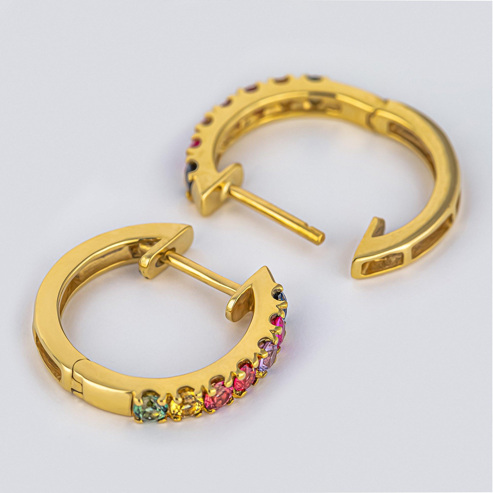 L' Atelier Gold 18 Karat by Manor  Set Halskette/Kreolen 