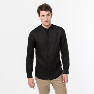 Armani Exchange Camicia di lino a maniche lunghe  