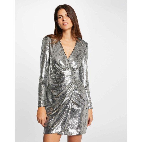 MORGAN ROBE SEQUINS Robe portefeuille acheter en ligne MANOR