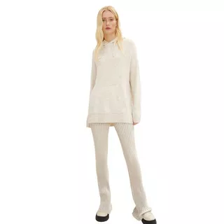 TOM TAILOR Denim cozy hood pullover Hoodie Creme