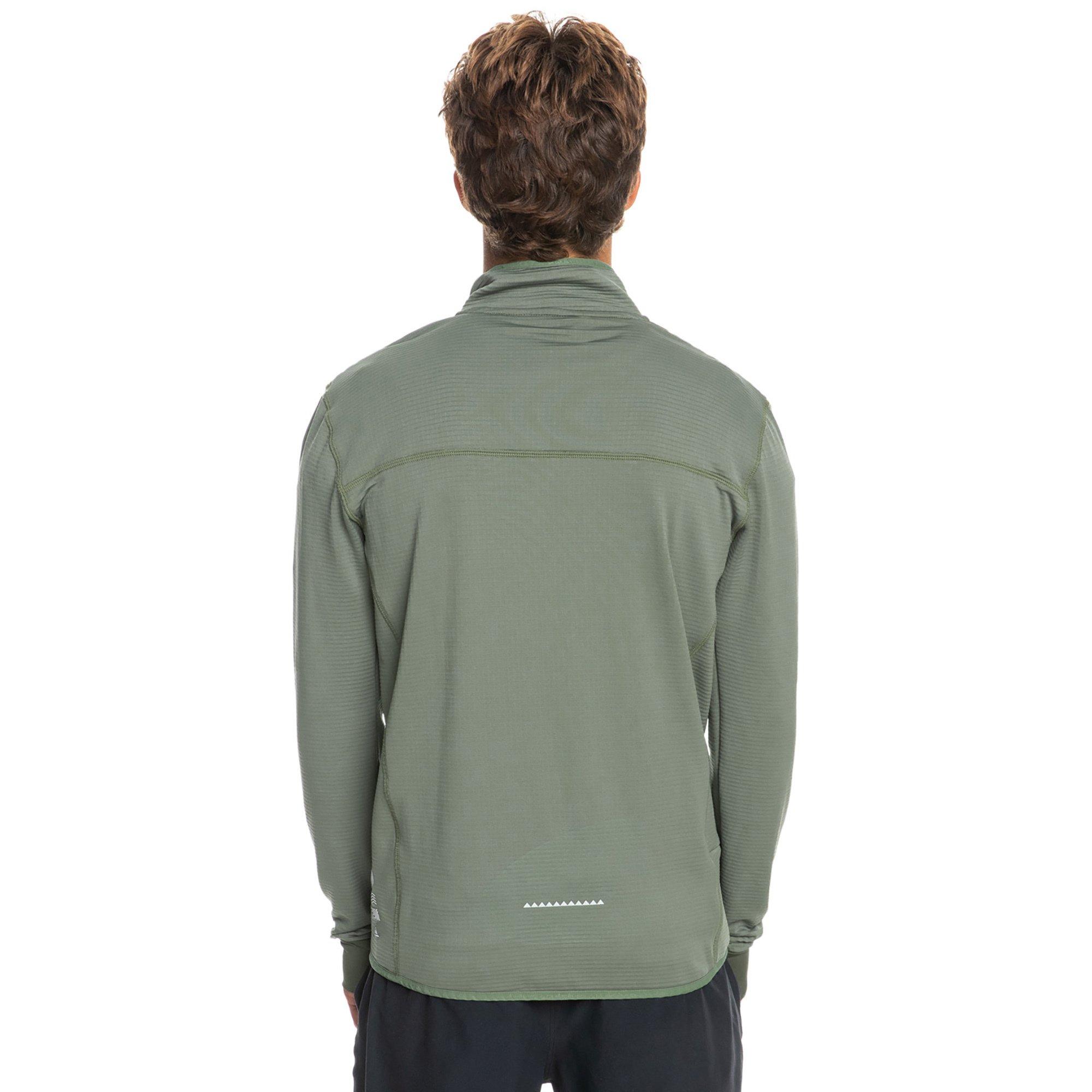 QUIKSILVER STEEP POINT FULL ZIP THROUGH Giacca di pile senza cappuccio 