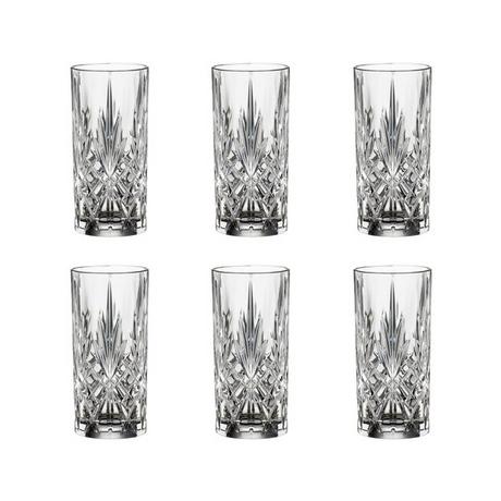 BOHEMIA Cristal Verres à long drink, 6 pièces Alice 