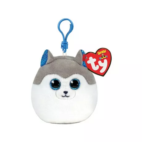 ty  Slush der Husky, Squishy Beanie Clip 