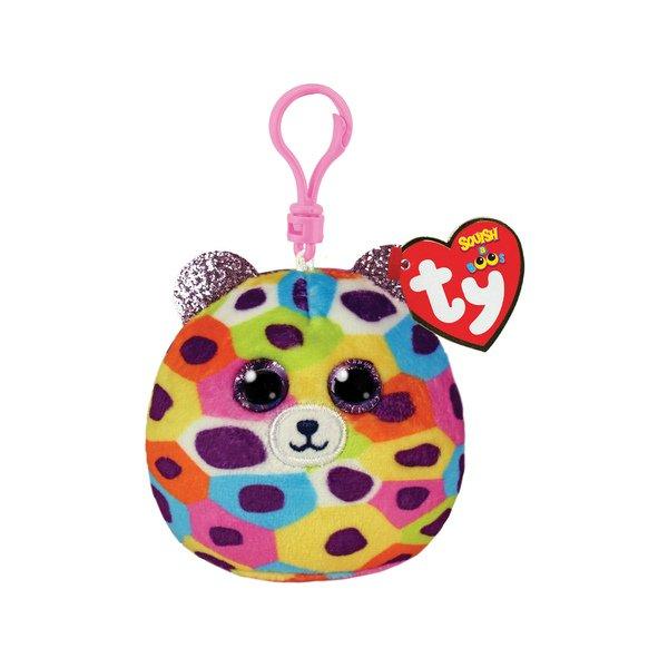 Image of Giselle der Leopard, Squishy Beanie Clip Multicolor