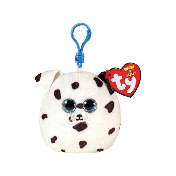 Image of Fetch der Hund, Squishy Beanie Clip Weiss