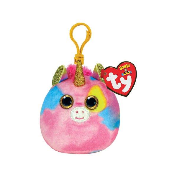 Image of Fantasia das Einhorn, Squishy Beanie Clip Multicolor