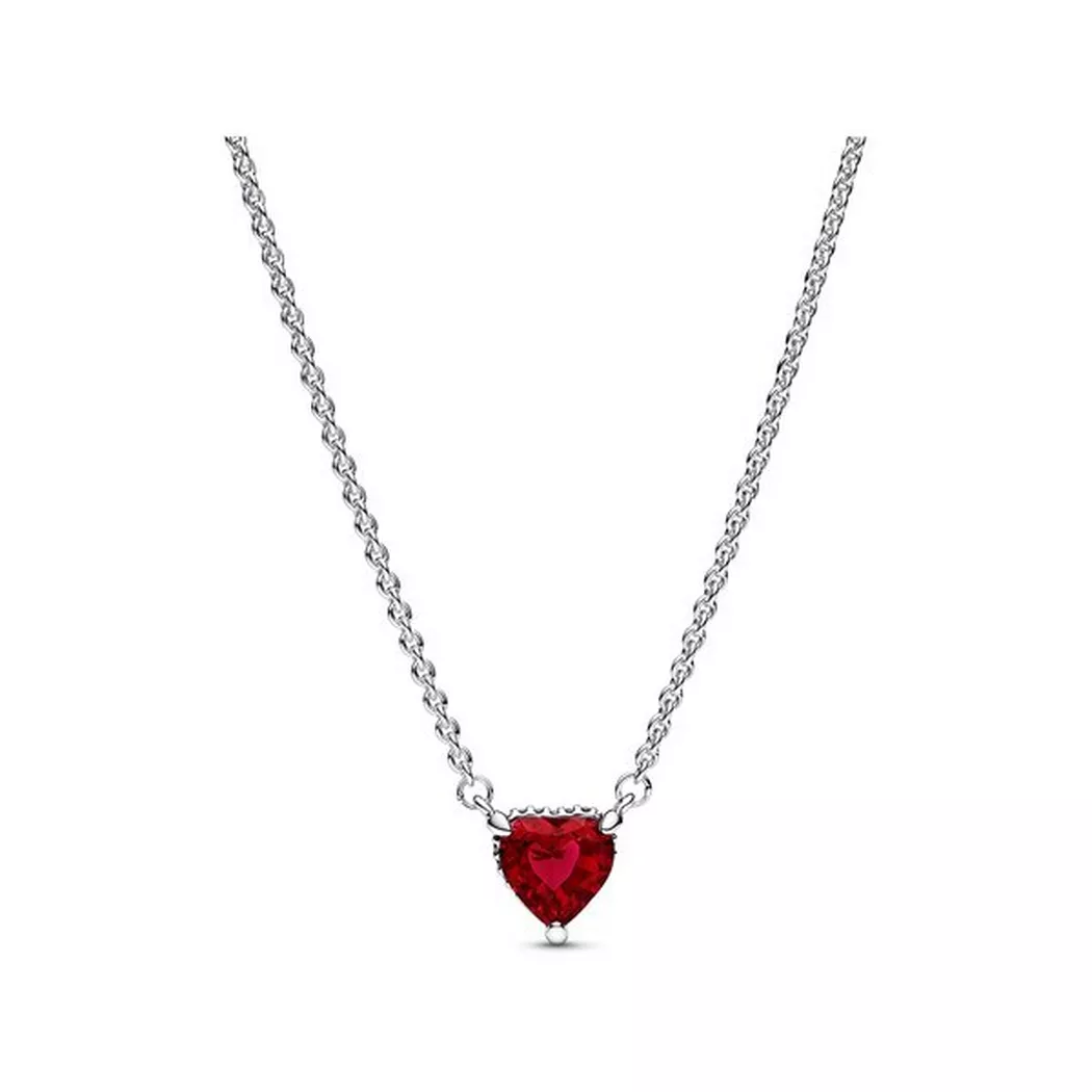 Pandora Treated Freshwater Cultured Pearl Station Chain Necklace silver  female 2