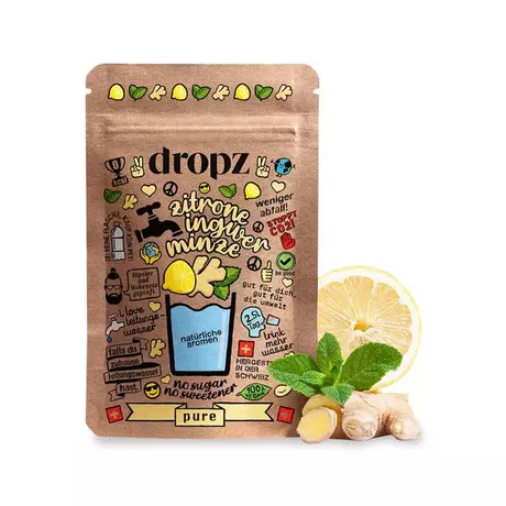 Dropz  Pure - Zitrone Ingwer Minze 