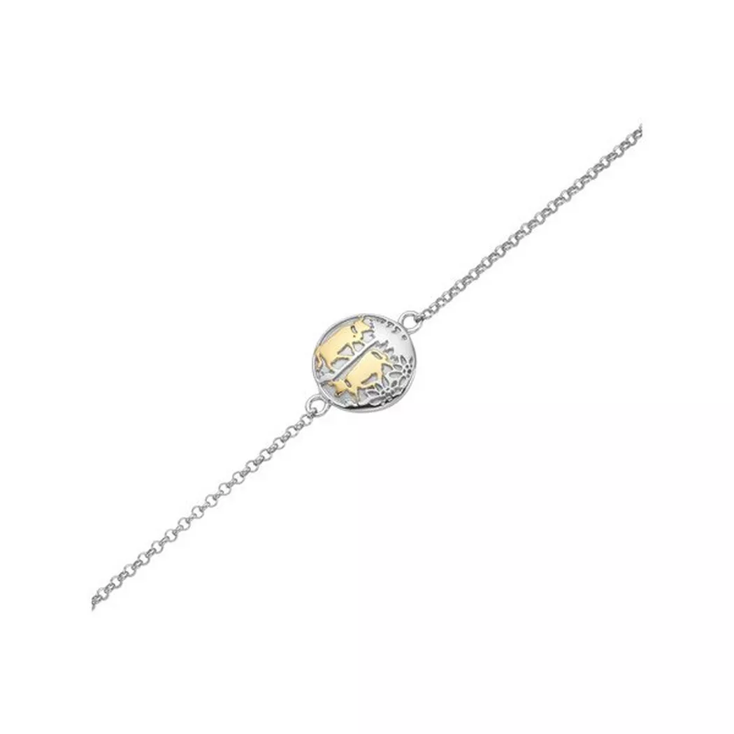 Swiss Edelweiss - Armband, Poya, 15.5CM, Silber