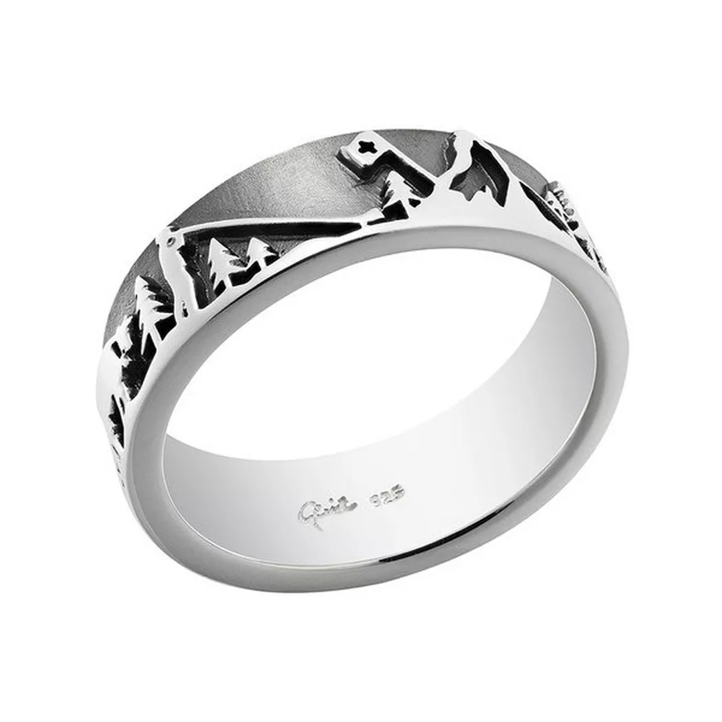 Swiss Edelweiss - Ring, Matterhorn, 60, Silber