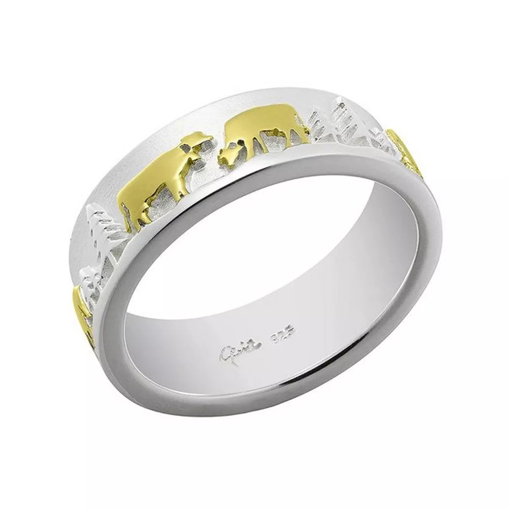 Swiss Edelweiss - Ring, Poya, 56, Silber