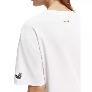 Maison Scotch  T-Shirt a maniche corte Bianco
