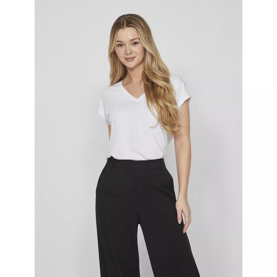 VILA - T-Shirt, für Damen, Weiss, Größe XL