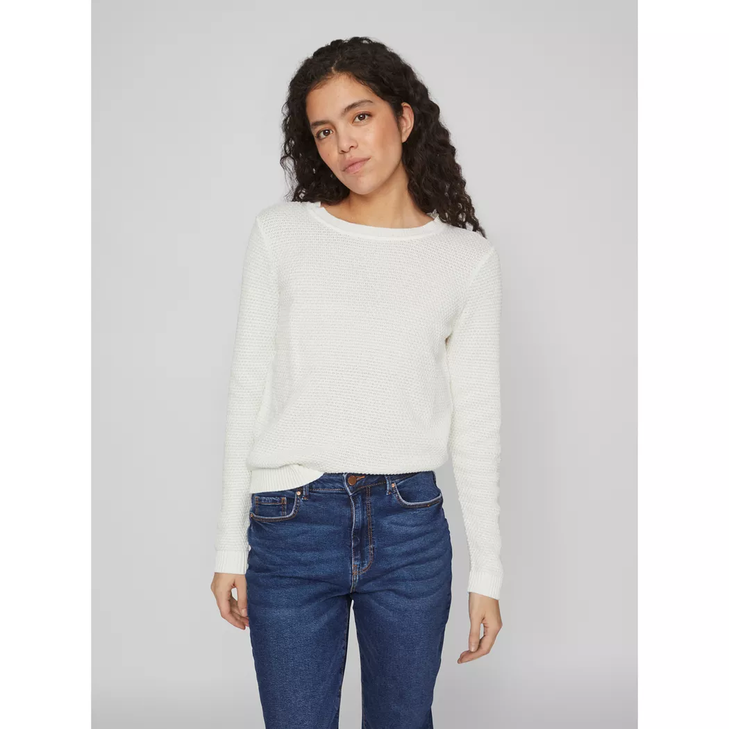 Vila Pull Dalo White Alyssum L Femme