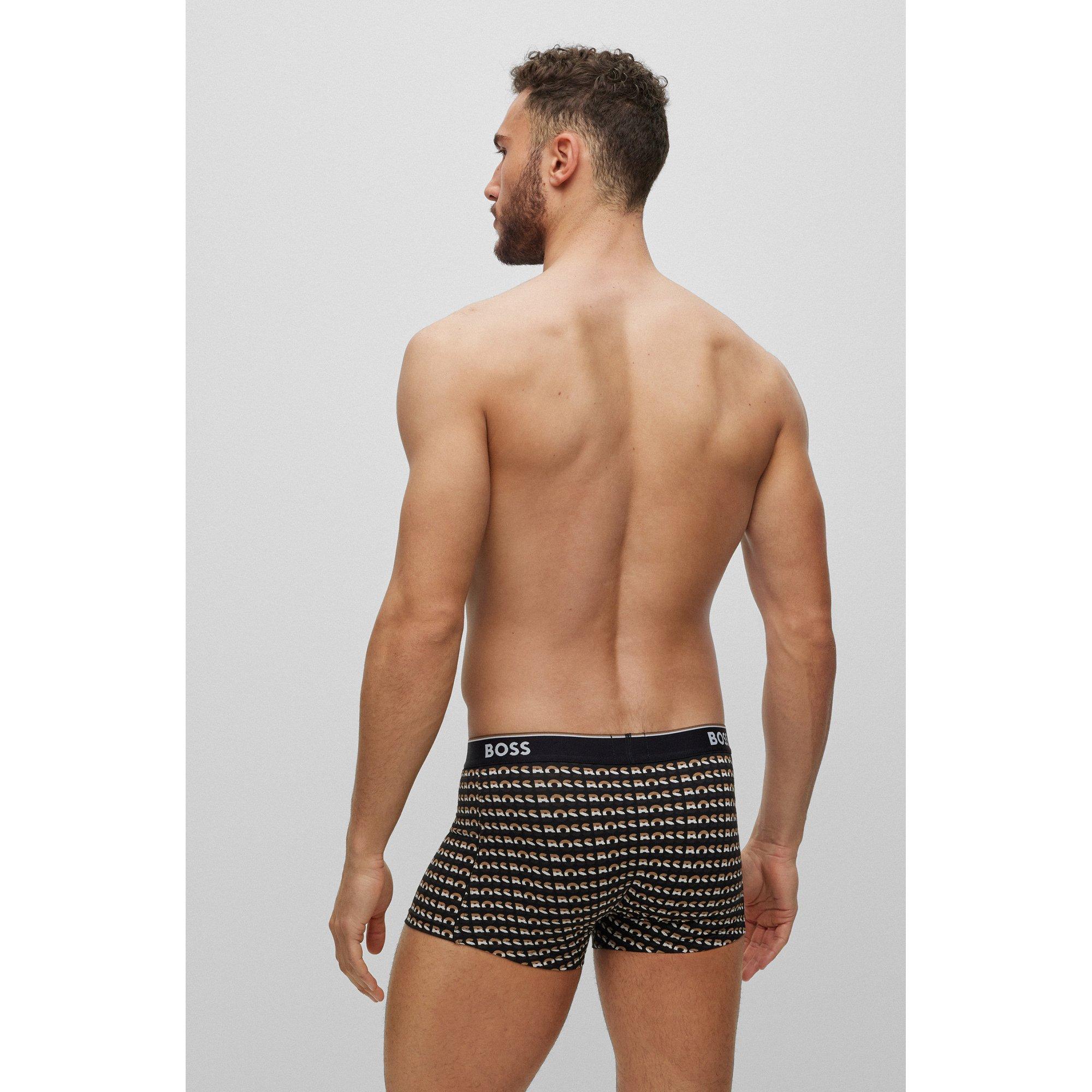 BOSS BLACK Trunk 3P Power Design Lot de 3 boxers 