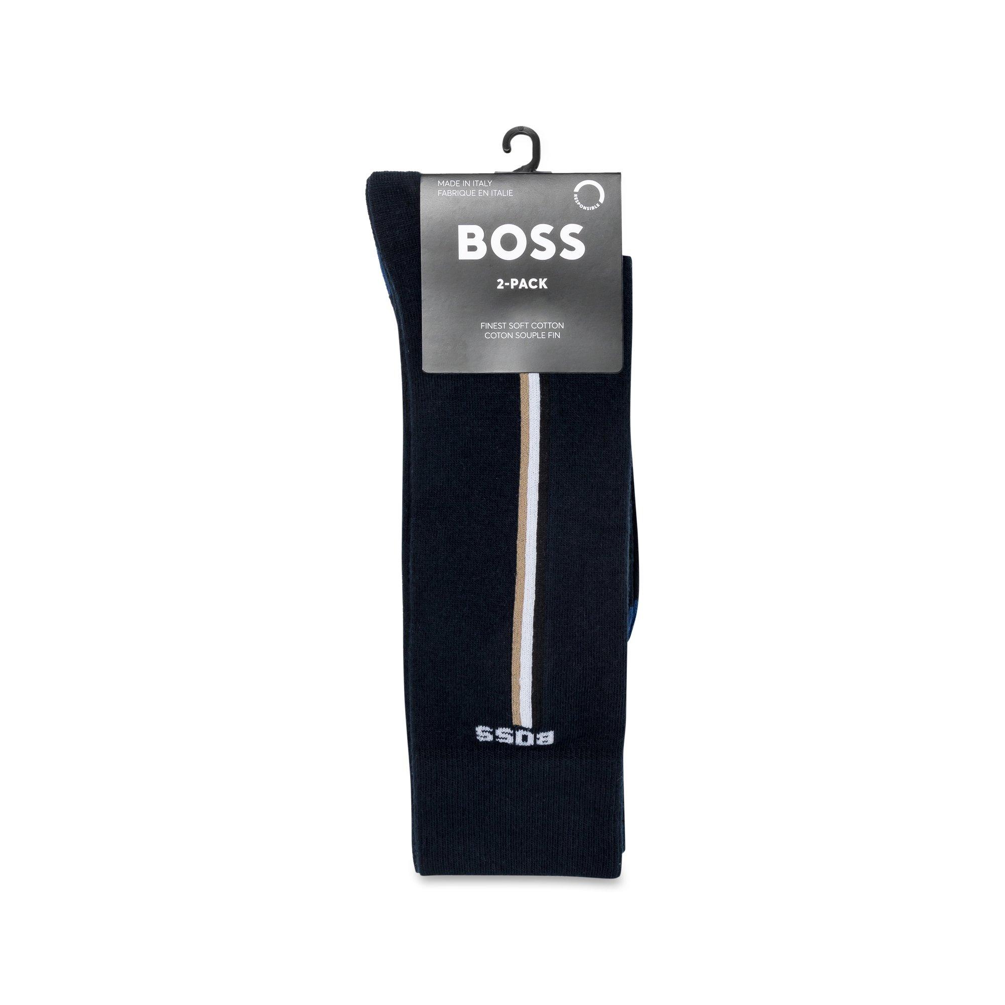 BOSS 2P RS Iconic CC Wadenlange Socken  