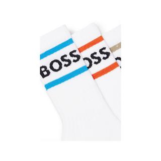 BOSS 3P Rib Stripe CC Wadenlange Socken Triopack  