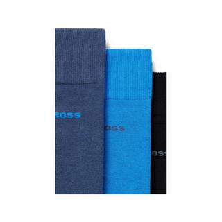 BOSS 3P RS Uni Colors CC Lot de 3 paires de chaussettes, hauteur mollet 